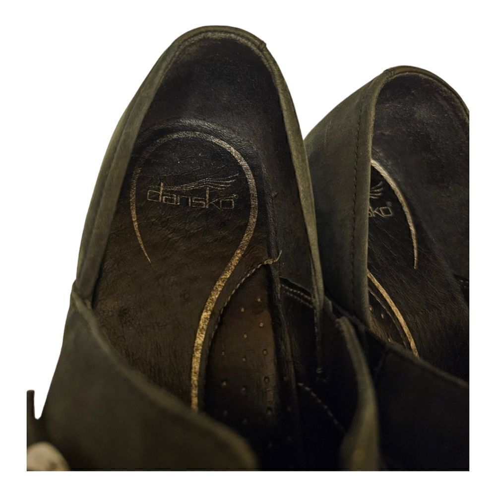 DANSKO Tamara Professional Clog Mule‎ Black Buckle Nursing Work Shoe - Size 38 - Picture 7 of 9